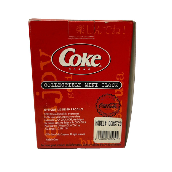 Coca Cola Collectible Mini Digital Clock Coke Bottles Ofiice Table Display NIB - Picture 4 of 9